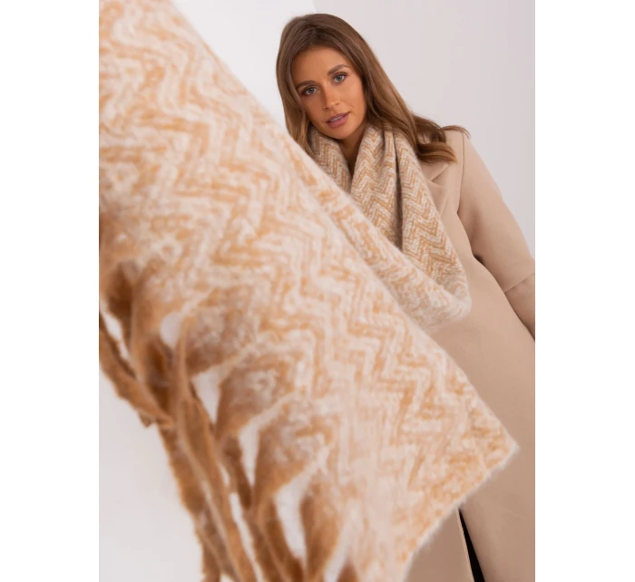 Szalik AT SZ model 18987513 camelowy - FPrice