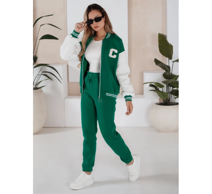 Dámská zelená tepláková souprava CELIA FashionStreet AY0772