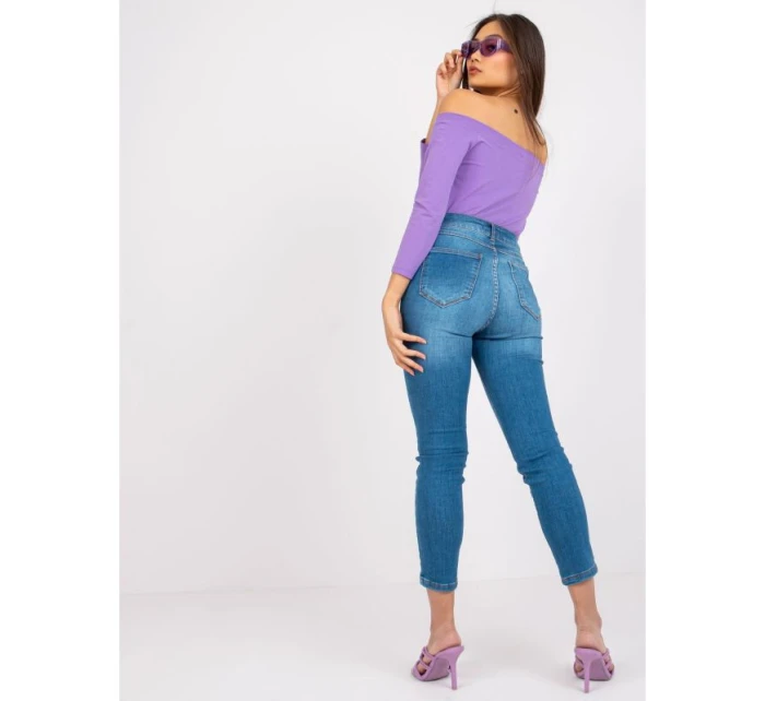 Halenka s odhalenými rameny fialová (RV-BZ-4692.11) Halenka s odhalenými rameny fialová (RV-BZ-4692.11)