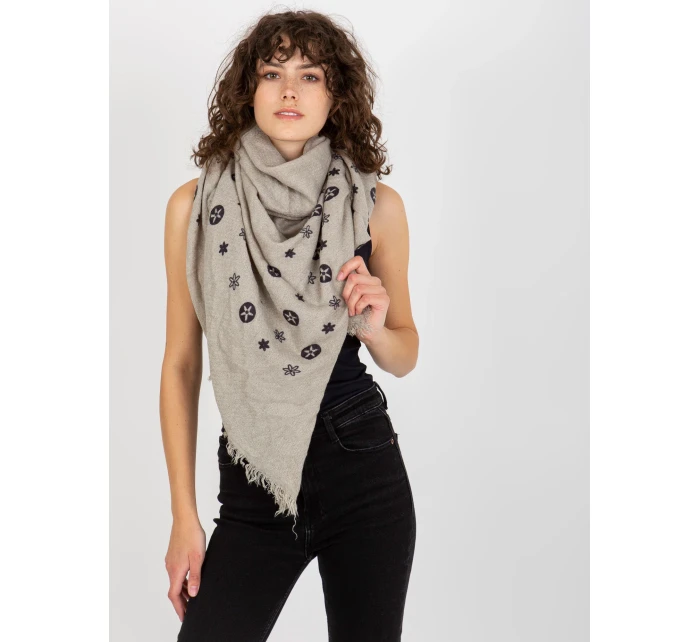 Šátek AT CH  šedý model 17967009 - FPrice