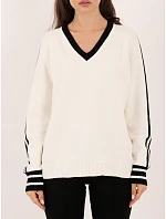 Sweter IR SW model 22404412 biało czarny - FPrice Sweter IR SW model 22404412 biało czarny - FPrice