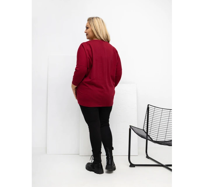 Bluzka RV BZ model 21820148 bordowy - FPrice