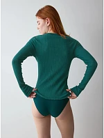 Halenka Versatile Rib Top LSL zelená Green - TRIUMPH