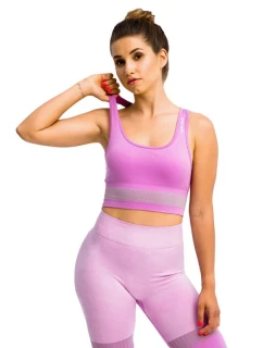 Podprsenka GymHero Stripes BRA-MAUVE Purple L