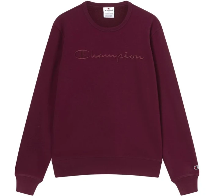 Pánská mikina Champion Crewneck Sweatshirt maroon 220272 RS522 pánské Pánská mikina Champion Crewneck Sweatshirt maroon 220272 RS522 pánské