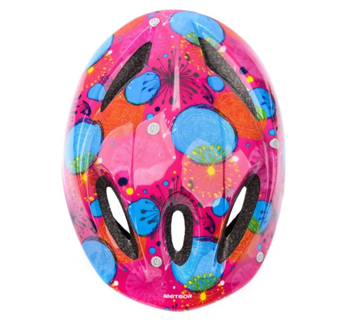 Cyklistická přilba model 21340411 růžová - Meteor