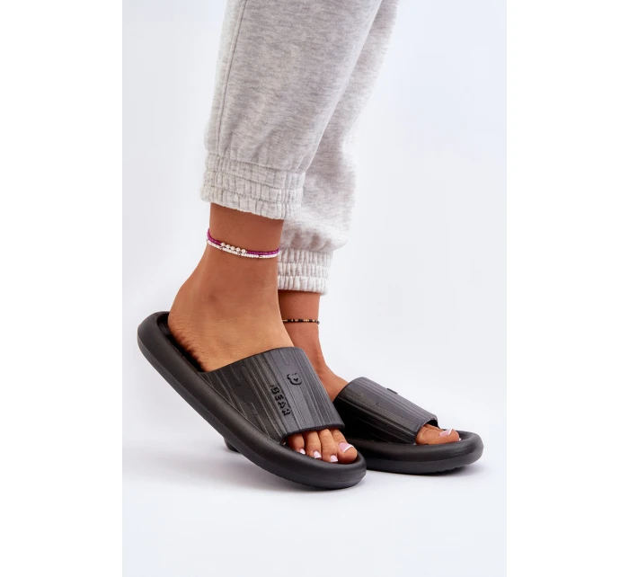 Dámské Lehké Černé Pěnové Pantofle Fenicva