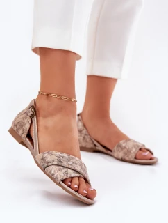 Kožené Sandály S  Tmavě Modré model 21695032 - Maciejka