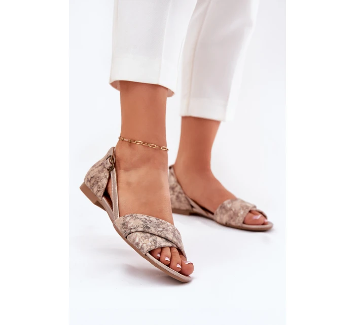 Kožené Sandály S  Tmavě Modré model 21695032 - Maciejka