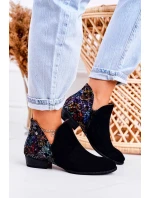 Dámské Kožené Boty černé S model 21519497 - Maciejka