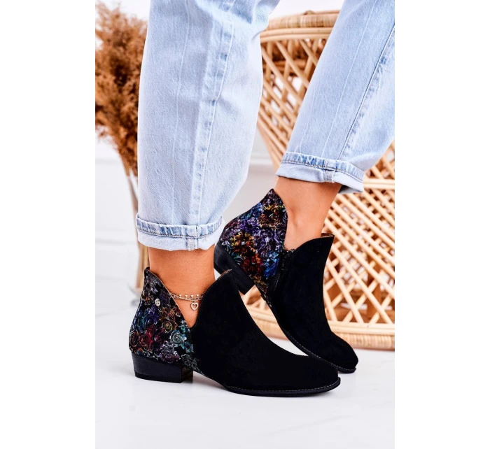 Dámské Kožené Boty černé S model 21519497 - Maciejka