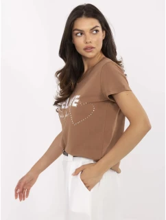 T shirt CLM TS model 21116898 jasny brązowy - FPrice