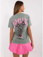 Tričko model 20941878 pistácie - FPrice Tričko model 20941878 pistácie - FPrice