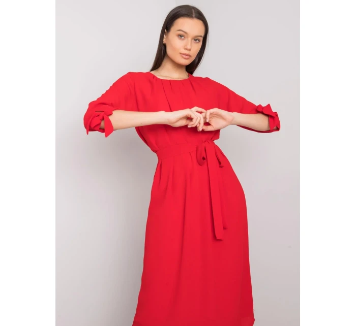 Šaty LK SK model 20806568 červená - FPrice Šaty LK SK model 20806568 červená - FPrice