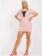 Šaty RV SK model 17413901 světle růžová - FPrice Šaty RV SK model 17413901 světle růžová - FPrice