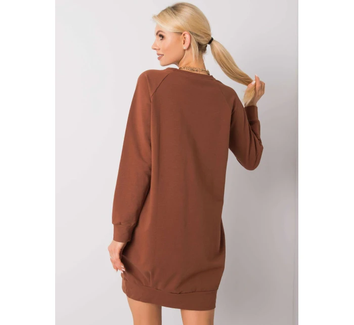 Šaty RV TU 5184.93P tmavě hnědá