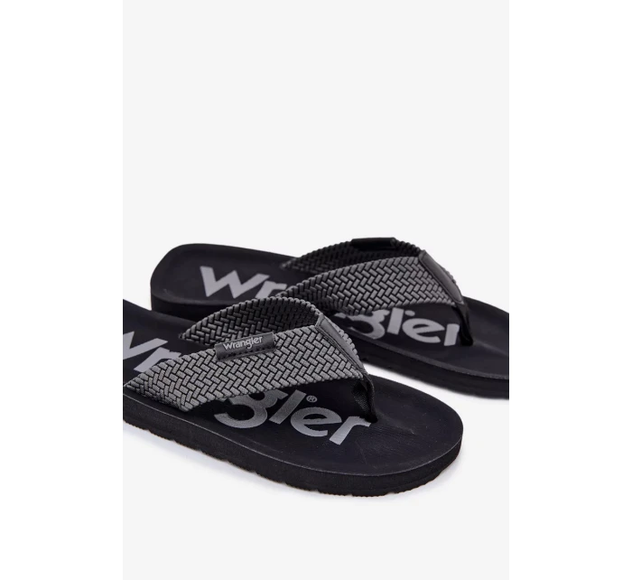 Pánské žabky WRANGLER ZANE FLIPFLOP MEN LOW – šedé Pánské žabky WRANGLER ZANE FLIPFLOP MEN LOW – šedé