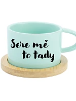 SERE MĚ TO TADY - mint hrníček makronka 200 ml