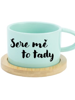 SERE MĚ TO TADY - mint hrníček makronka 200 ml
