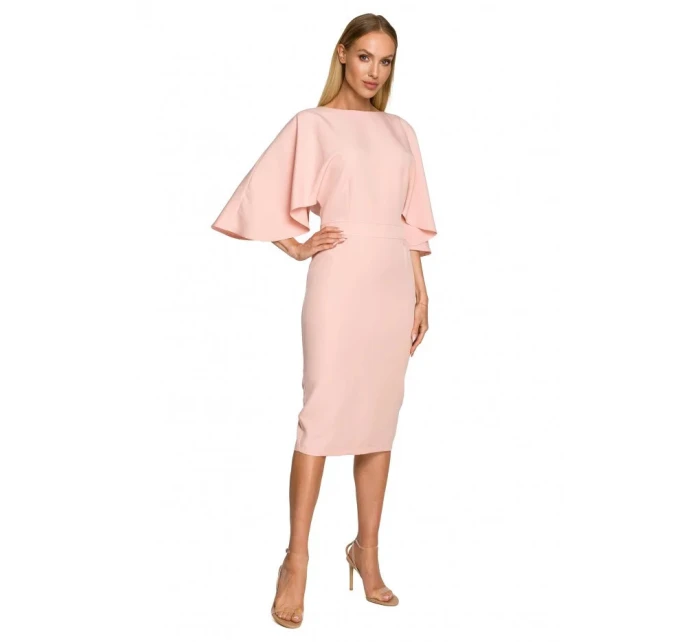 Dámské šaty model 22020898 pudr růžová - Moe