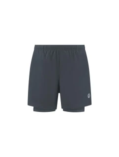 Rogelli pánské šortky 2 v 1 ESSENTIAL šedá S