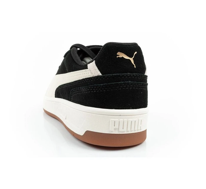 Pánská sportovní obuv Court model 22055992 kožené tenisky black - Puma Pánská sportovní obuv Court model 22055992 kožené tenisky black - Puma