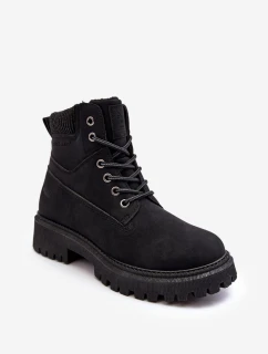 Dámské zateplené kotníkové boty černé model 21636839 - Cross Jeans