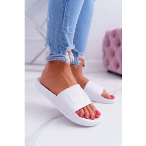 Dámské pantofle Big Star - bílé