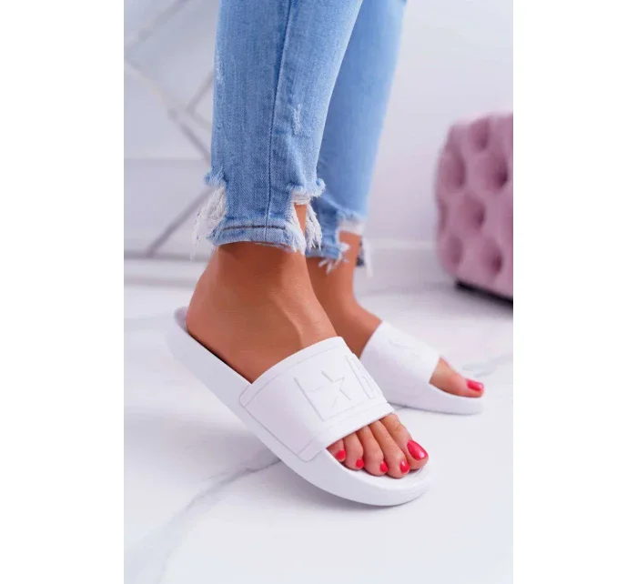 Dámské pantofle Big Star - bílé Dámské pantofle Big Star - bílé