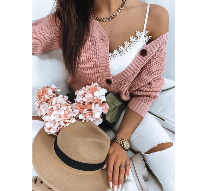 Dámský svetr růžový Dstreet model 21967008 - FashionStreet