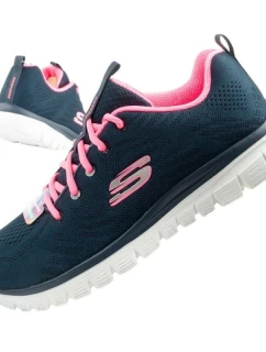 Skechers Graceful-Get dámské sportovní boty pohodlné lehké prodyšné tmavě modré dámské