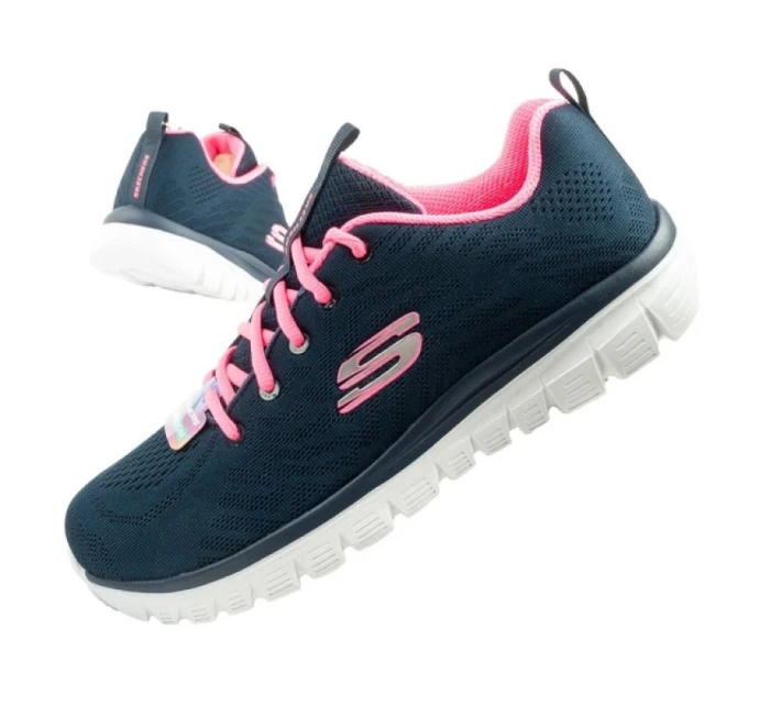 Skechers Graceful-Get dámské sportovní boty pohodlné lehké prodyšné tmavě modré dámské