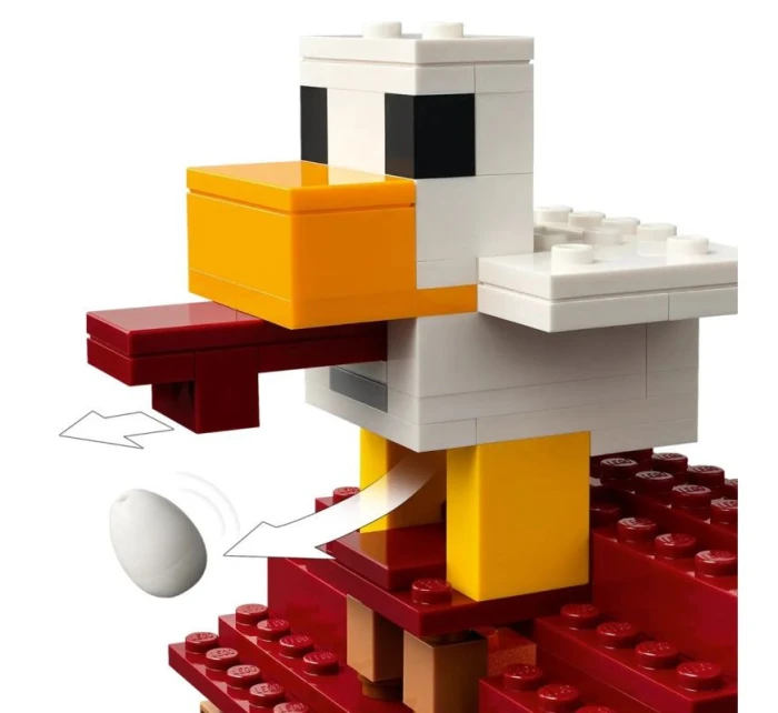 LEGO Minecraft 21273 Útok balónu Ghast na vesnici (VÝPRODEJ) LEGO Minecraft 21273 Útok balónu Ghast na vesnici (VÝPRODEJ)