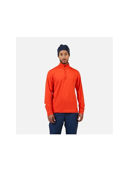 Pánská mikina ROSSIGNOL MID LAYER STRETCH HZ, oranžová