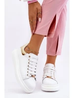 Dámská sportovní obuv GOE LL2N4011 Bílá a zlatá Dámská sportovní obuv GOE LL2N4011 Bílá a zlatá