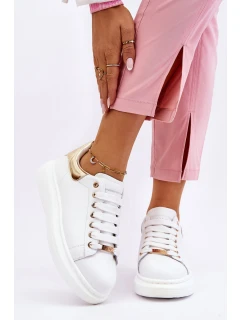 Dámská sportovní obuv GOE LL2N4011 Bílá a zlatá