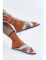 Dámské žabky na pěnové podrážce Big Star NN274A509 Bílé