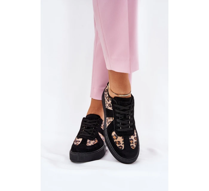 Dámské Tenisky S Vzorem Na Platformě Černé model 21689453 - Boto Dámské Tenisky S Vzorem Na Platformě Černé model 21689453 - Boto