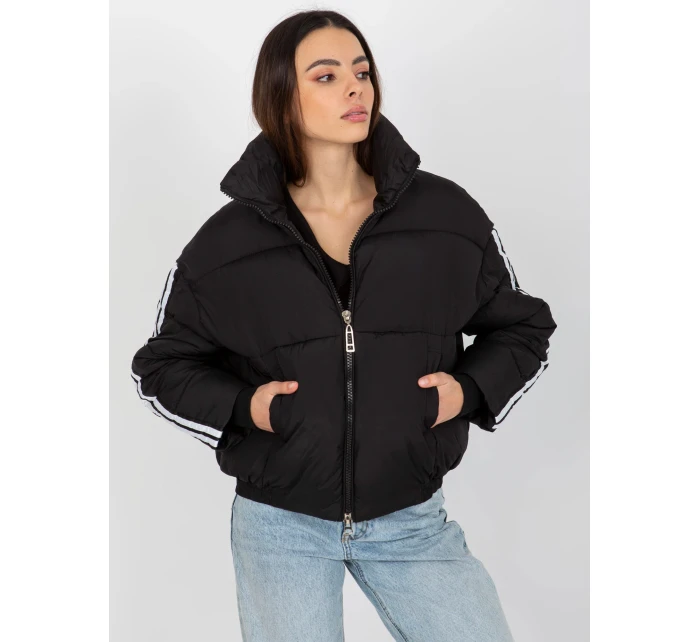 Dámská bunda EM KR MB8869 plášť 1.00P černá - FPrice