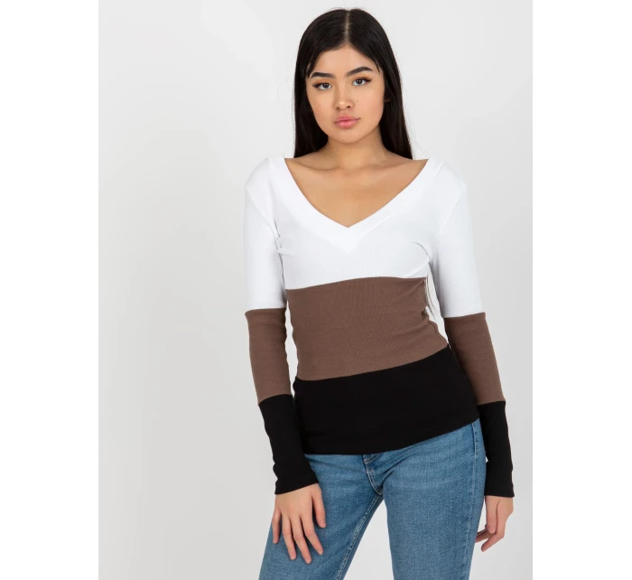 Halenka RV BZ 8429.35X bílá a černá