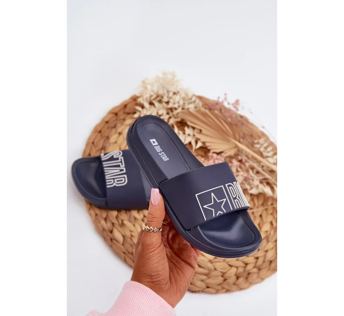 Dětské pantofle BIG STAR Námořnická modrá Dětské pantofle BIG STAR Námořnická modrá