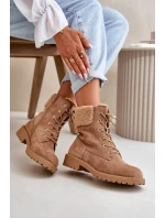 Dámské Zateplené Kotníkové Boty Workery Na Zip Hnědé Mivael Dámské Zateplené Kotníkové Boty Workery Na Zip Hnědé Mivael