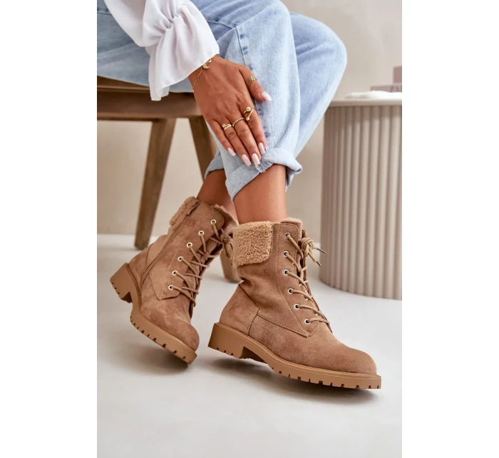 Dámské Zateplené Kotníkové Boty Workery Na Zip Hnědé Mivael Dámské Zateplené Kotníkové Boty Workery Na Zip Hnědé Mivael