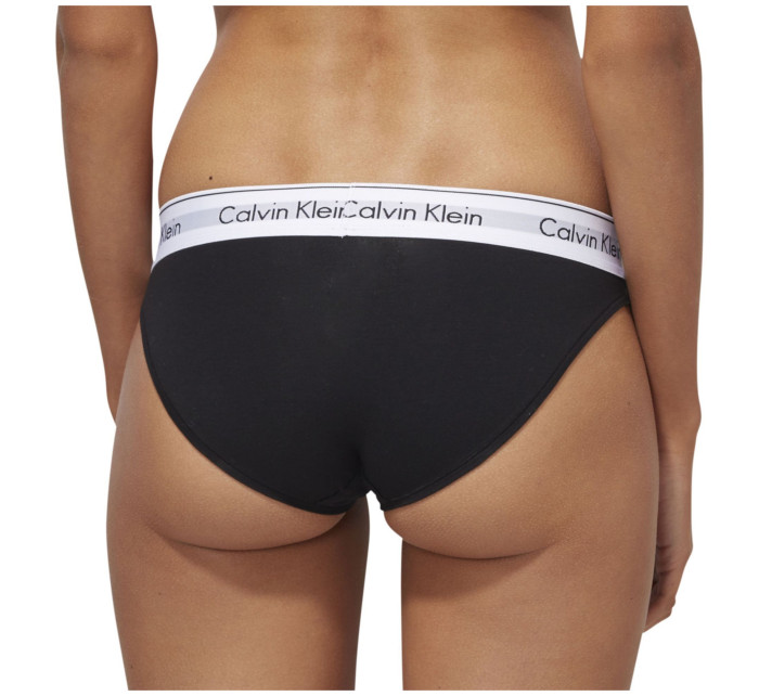 Dámské kalhotky Bikini Briefs Modern Cotton 0000F3787E001 černá - Calvin Klein