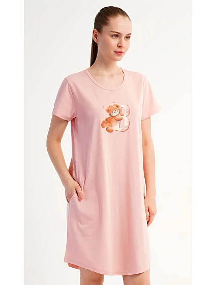 Dámské domácí šaty s krátkým rukávem model 22405598 - Vienetta