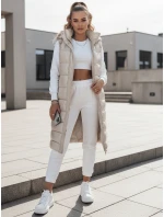 Dámská prošívaná vesta bílá Dstreet model 21994761 - FashionStreet Dámská prošívaná vesta bílá Dstreet model 21994761 - FashionStreet