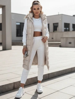 Dámská prošívaná vesta bílá Dstreet model 21994761 - FashionStreet