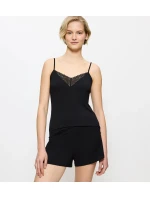 Dámský pyžamový top Aura Spotlight Camisole - BLACK - černý 0004 - TRIUMPH