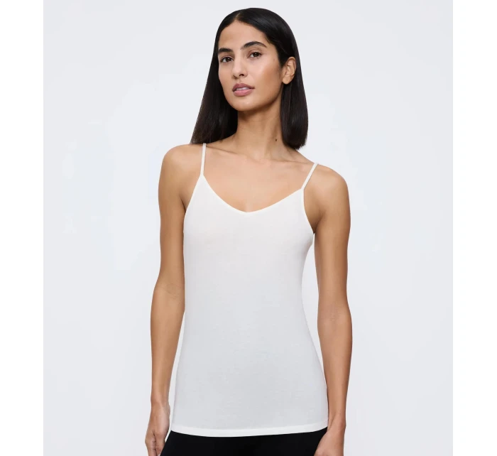 Beauty Layers Spaghetti Top Wool - WHITE - TRIUMPH WHITE - TRIUMPH Beauty Layers Spaghetti Top Wool - WHITE - TRIUMPH WHITE - TRIUMPH