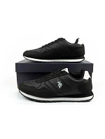 U.S. Polo Assn sportovní boty tenisky pánské módní pohodlné černé
